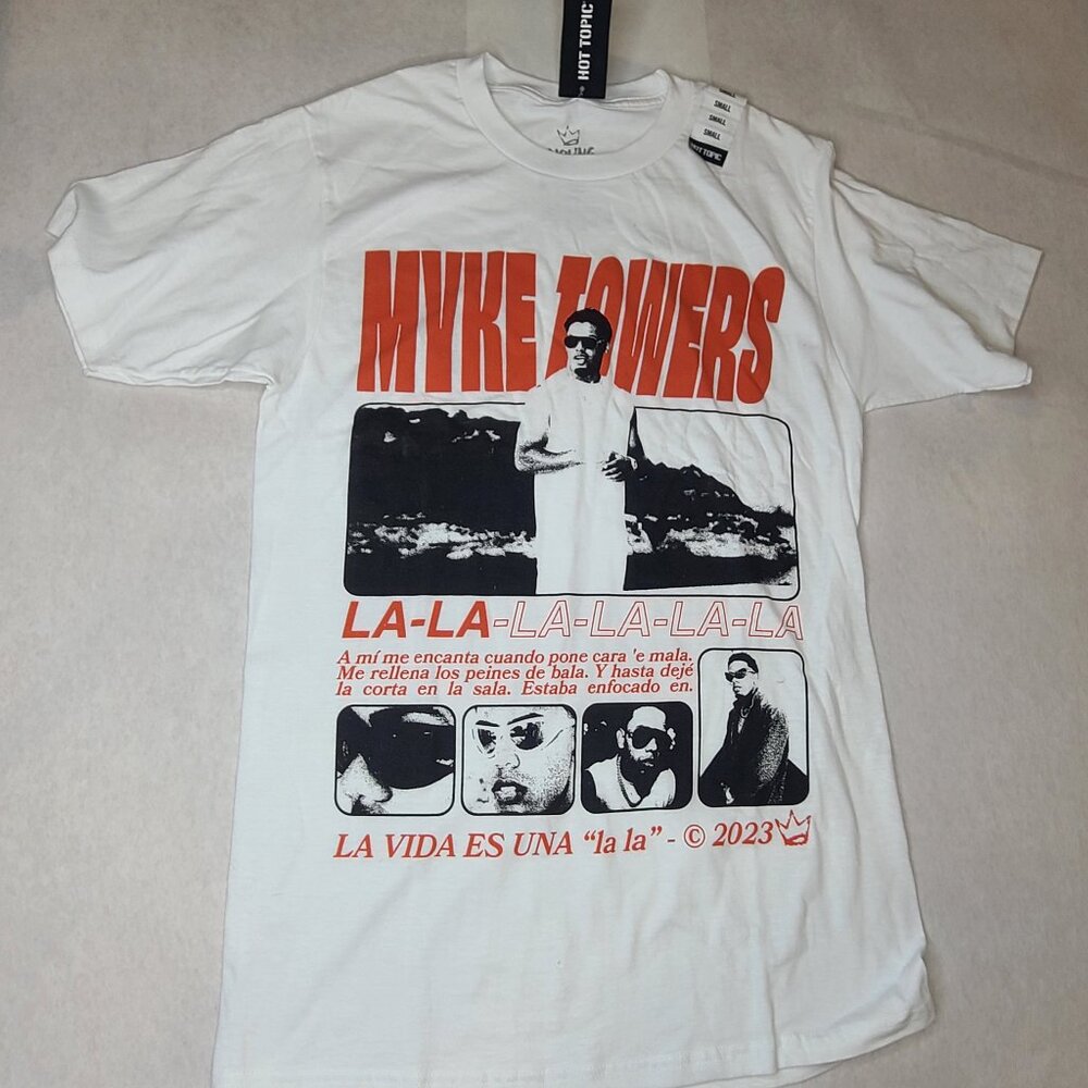 Myke Towers LALA T-Shirt Hot Topic Size S - New